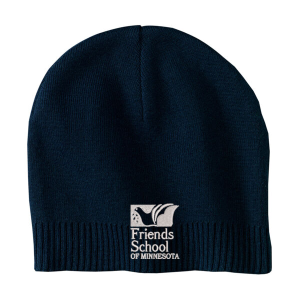 Port Authority® 100% Cotton Beanie - Embroidered Logo Thumbnail